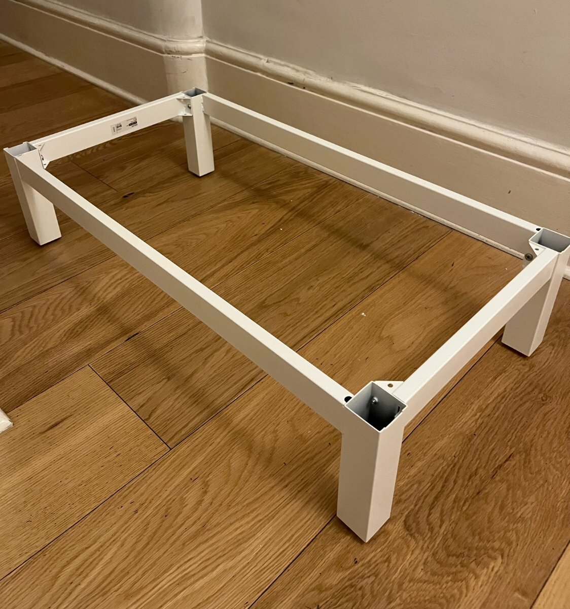 Ikea KALLAX Underframe, white, 146x39x18 cm - New (assembled but