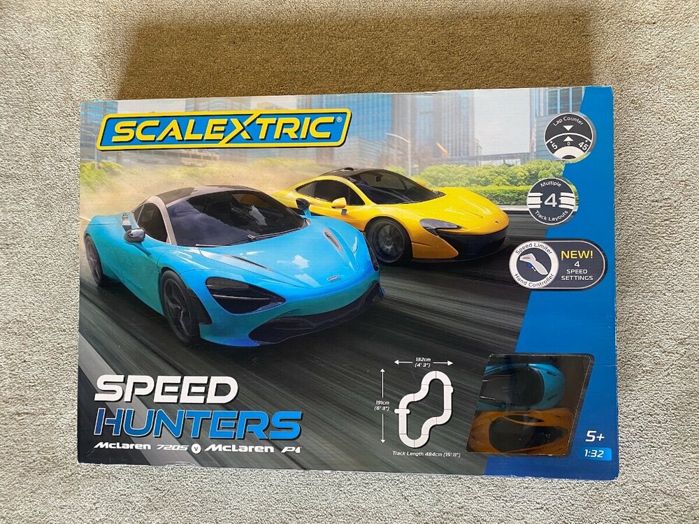 Scalextric Speed Hunters Set Boxed VGC with 2 cars 40 For